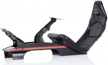 Крісло ігрове Playseat F1 Silver Official Licensed, з кріпленням для керма та педалей, Black