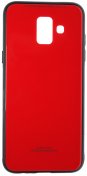 Чохол Milkin for Samsung A6 2018 - Superslim Glass case Red