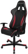 Крісло ігрове DXRacer Formula OH/FD57/NR Vinil+PU шкіра, Al основа, Black/Red