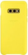 Чохол Samsung for Galaxy S10e G970 - Leather Cover Yellow  (EF-VG970LYEGRU)