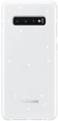 Чохол Samsung for Galaxy S10 Plus G975 - LED Cover White  (EF-KG975CWEGRU)
