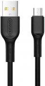 Кабель JoyRoom S-M357S Colorful Series AM / Micro USB 1m Black (S-M357S Black)