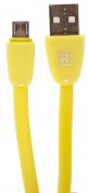 Кабель Recci RCM-S100 Jelly AM / Micro USB 1m Yellow