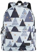Рюкзак для ноутбука 2E TeensPack Triangles White