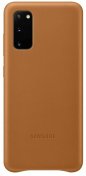 Чохол Samsung for Samsung Galaxy S20 G980 - Leather Cover Brown  (EF-VG980LAEGRU)