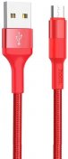 Кабель Hoco X26 Xpress Charging AM / Micro USB 1m Red (X26 Micro Red)