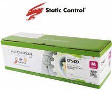 Совместимый картридж Static Control HP CLJP CF543X (203X) Magenta (002-01-SF543X)