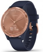 Смарт годинник Garmin Vivomove 3S Rose Gold Stainless Steel Bezel with Navy Case and Silicone Band (010-02238-23/03)