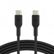 Кабель USB Type-C (CM/CM) 1м, Belkin PVC, Black