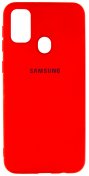 Чохол Device for Samsung M21 M215 2020 - Original Silicone Case HQ Dark Red  (SCHQ-SMМ215-DR)