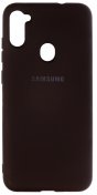 Чохол Device for Samsung A11 A115 2020 - Original Silicone Case HQ Dark Grey  (SCHQ-SMA11-DGY)