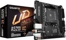 Материнська плата Gigabyte A520I AC