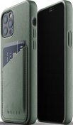 Чохол MUJJO for iPhone 12/12 Pro - Full Leather Wallet Slate Green  (MUJJO-CL-008-SG)