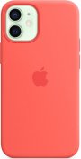 Чохол HiC for iPhone 12 mini - Silicone Case Pink withiut MagSafe Citrus