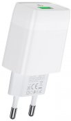 Зарядний пристрій Hoco C72Q Glorious QC3.0 White