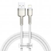 Кабель Baseus Cafule Series Metal Cable For iP AM / Lightning White  (CALJK-A02)