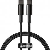 Кабель Baseus Tungsten Gold 100W CM / CM 1m Black (CATWJ-01)