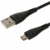 Кабель XO NB146 2.4A AM / Micro USB 1m Black (NB146 microUSB Black)