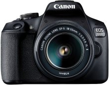 Цифрова фотокамера дзеркальна Canon EOS 2000D kit 18-55mm IS II (2728C008)