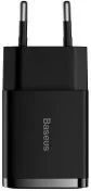 Зарядний пристрій Baseus Compact Charger 2U 10.5W Black (CCXJ010201)