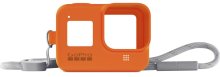 Захисний бокс для камери GoPro Hero8 Orange + ремінець (AJSST-004)