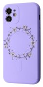 Чохол WAVE for Apple iPhone 11 - Minimal Art Case with MagSafe Light Purple/Wreath  (37135_light purple/wreath)