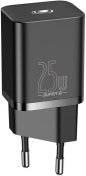 Зарядний пристрій Baseus Super Si Quick Charger 25W Black  (CCSP020101)