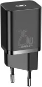 Зарядний пристрій Baseus Super Si Quick Charger 25W Black (CCSP020101)