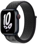 Ремінець Apple for Apple Watch 41mm - Nike Sport Loop Black/Summit White  (MPHW3)