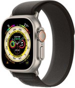 Ремінець Apple for Apple Watch 49mm - Trail Loop Black/Gray - M/L (MQEQ3)