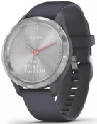 Смарт годинник Garmin Vivomove 3S Silver Stainless Steel Bezel with Granite Blue Case and Silicone Band (010-02238-00)
