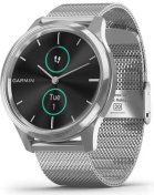 Смарт годинник Garmin Vivomove Luxe Silver Stainless Steel Case with Silver Milanese Band (010-02241-23)