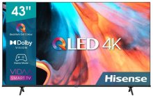 Телевізор QLED Hisense 43E7HQ (Smart TV, Wi-Fi, 3840x2160)