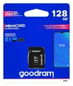 FLASH пам'ять GOODRAM M1AA Micro SDXC 128GB with adapter (M1AA-1280R12)