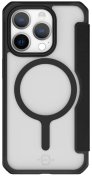 Чохол iTSkins for iPhone 15 Pro HYBRID R Folio Black  (AP5X-HYFMA-BKRL)