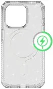 Чохол iTSkins for iPhone 15 Pro HYBRID R Spark with MagSafe Transparent (AP5X-HBSPM-TRSP)