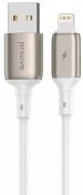 Кабель Proove Flex Metal 2.4A AM/Lightning 1m White (CCFM20001102)