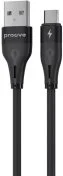 Кабель Proove Soft Silicone 2.4A AM / MicroUSB 1m Black (CCSO20001301)