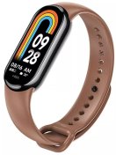 Ремінець PRC for Xiaomi Mi Band 8 - Silicone Brown