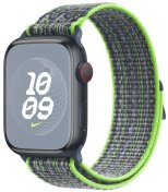  Ремінець Apple for Apple Watch 45mm - Nike Sport Loop Bright Green/Blue (MTL43)