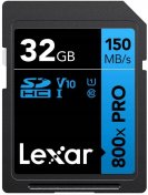 FLASH пам'ять Lexar 800x Pro SDHC 32GB (LSD0800P032G-BNNNG)