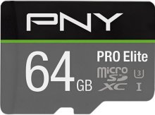  FLASH пам'ять PNY Pro Elite UHS-I U3 Micro SDXC 64GB with adapter (P-SDU64GV31100PRO-GE)