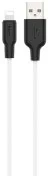 Кабель Hoco X21 Plus 2.4A AM/Lightning 1m Black/White (6931474711816)