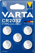 Батарейка Varta Lithium CR2032 BL/5 (06032101415)
