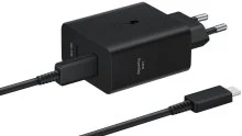 Зарядний пристрій Samsung Duo EP-T5020XBEGEU PD 50W Black with Type-C/Type-C