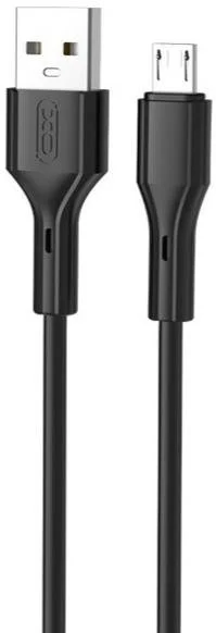 Кабель XO NB230 Rock Series AM / MicroUSB 1m Black (NB230_M_Black)