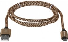 Кабель Defender 08-03T Pro AM / Micro USB 1m Gold  (87800)