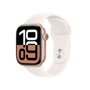 Смарт годинник Apple Watch Series 10 GPS 42mm Rose Gold Aluminium Case with Light Blush Sport - M/L  (MWWJ3)