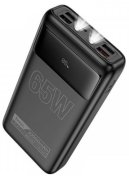 Батарея універсальна Hoco DB81 Apollo 30000mAh 65W Black (6942007637749)
