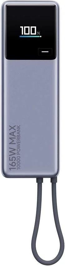 Батарея універсальна Xiaomi 165W 10000mAh Grey (BHR9361GL)
